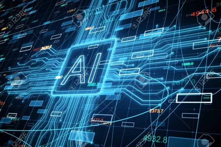 Artificial intelligence and invest concept